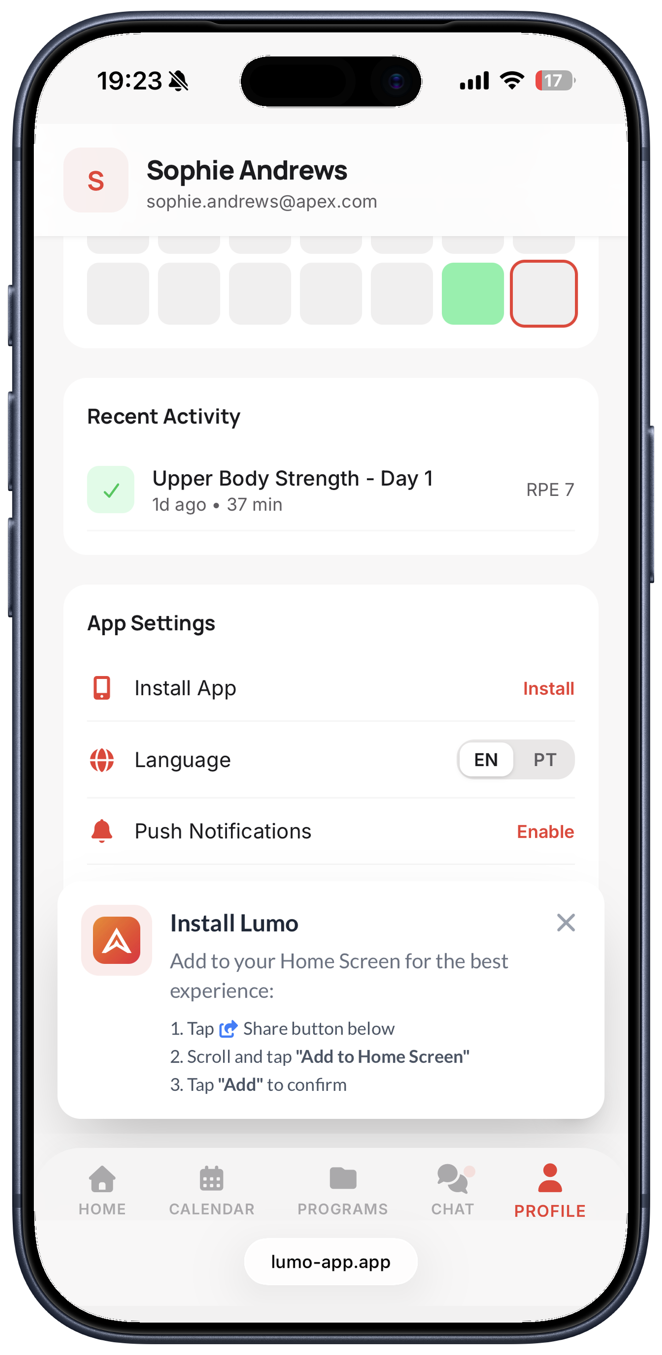 Add to Home Screen on iOS