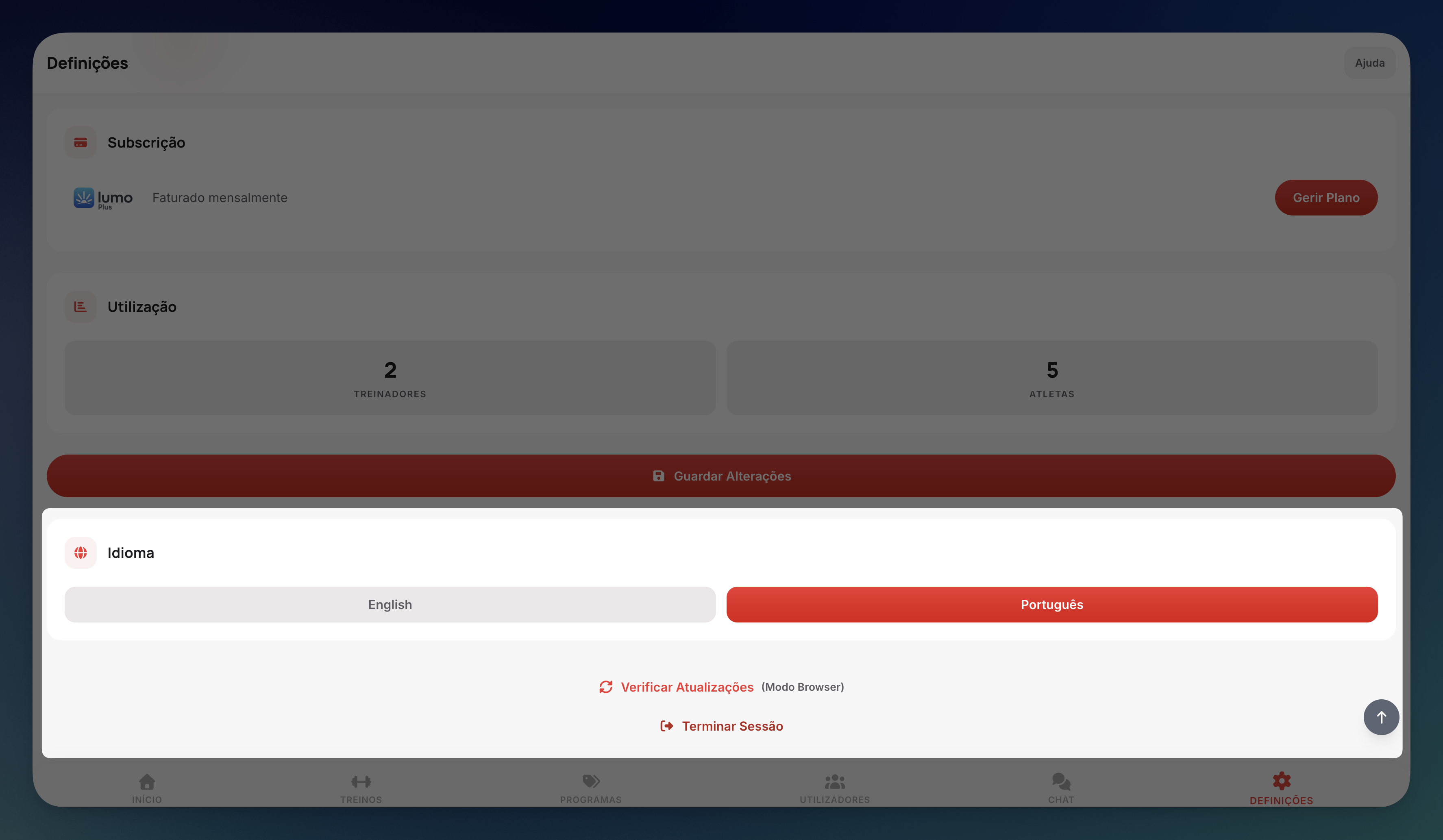 Defini&ccedil;&otilde;es - Op&ccedil;&otilde;es